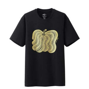 YAYOI KUSAMA x UNIQLO 'Gold
Pumpkin' MoMA SPRZ NY Art T-Shirt Black Design